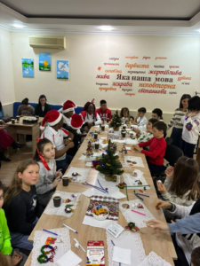 lydia wilson foundation celebrating christmas with ukrainian refugee children displaced by war